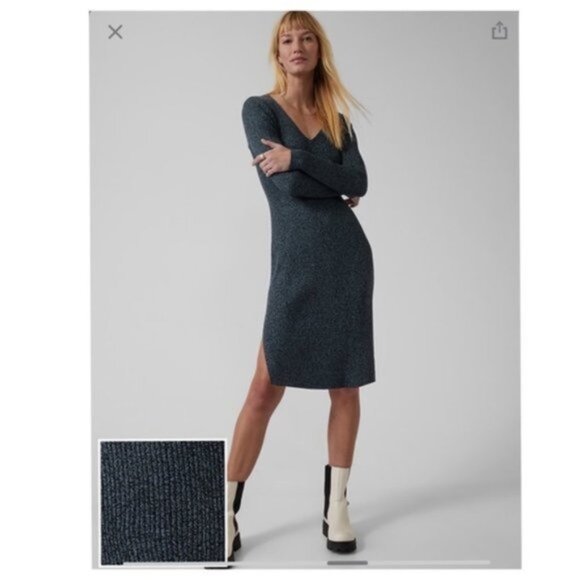 Athleta Reverie Sweater Dress Women Size Small‎ - Picture 1 of 10